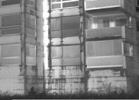Stucco - exterior survey in black & white
